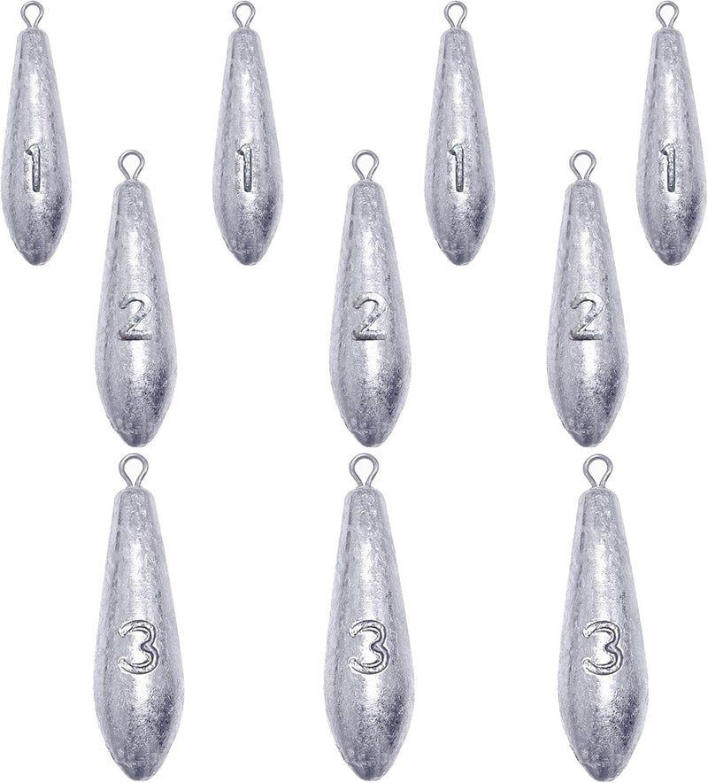 TKHDBF Drop Shot Fishing Weights Sinkers for Saltwater Freshwater Fishing - Image 1